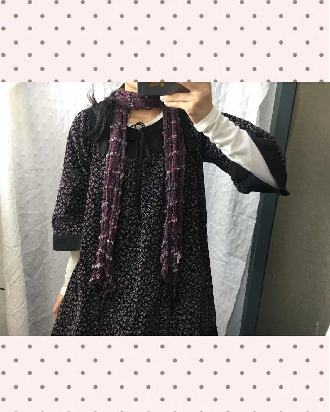 블랙 잔꽃 원피스  상품이미지3