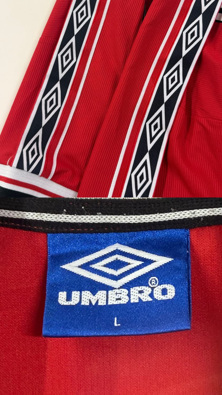 98-00 맨유 홈 베컴 유니폼 상품이미지10