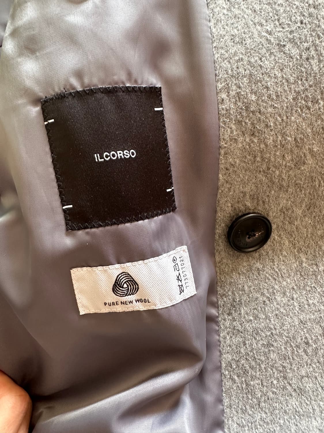 [110]일꼬르소 깡 콜라보 그레이 대디핏 반더블 맥시 코트 상품이미지6