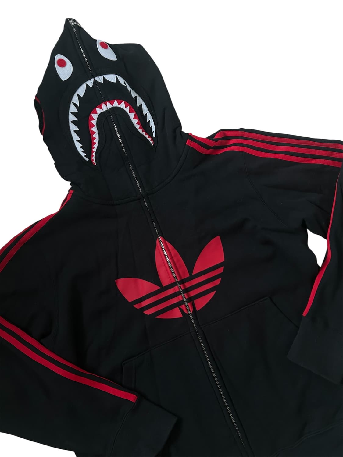 새상품 Adidas X bape 아디다스 베이프 얼티밋 샤크 후드 XL 상품이미지7