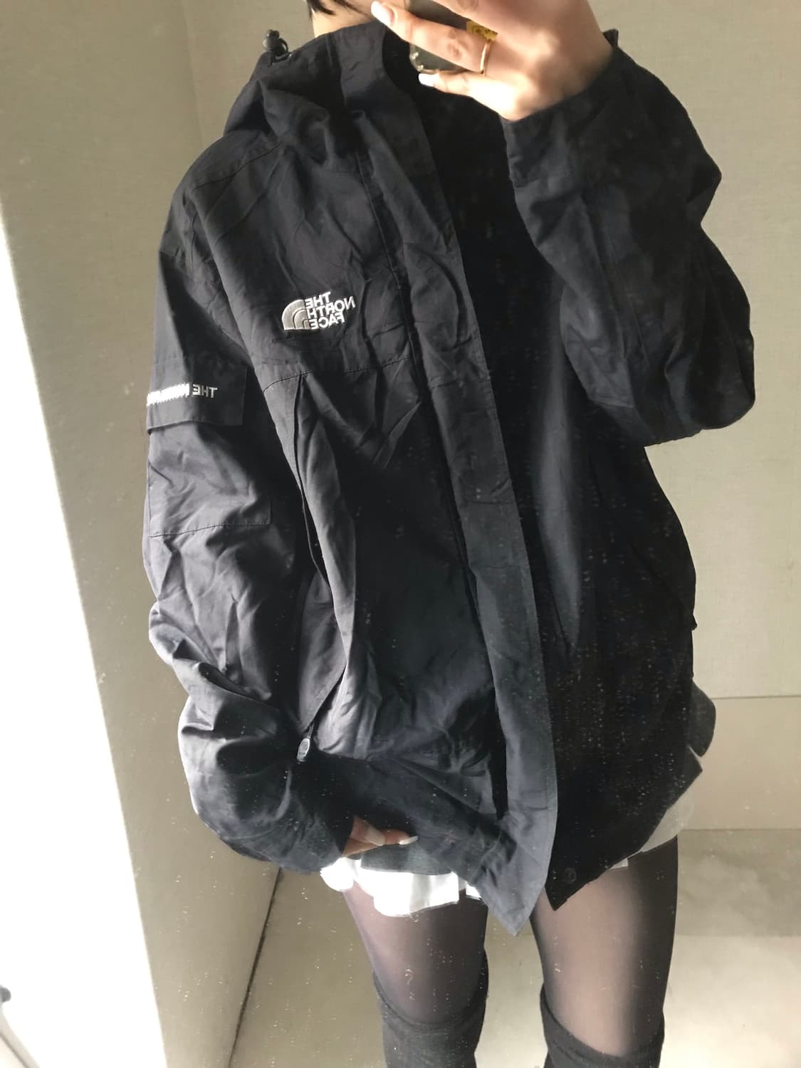 노페 블랙 포켓 바람막이 상품이미지2