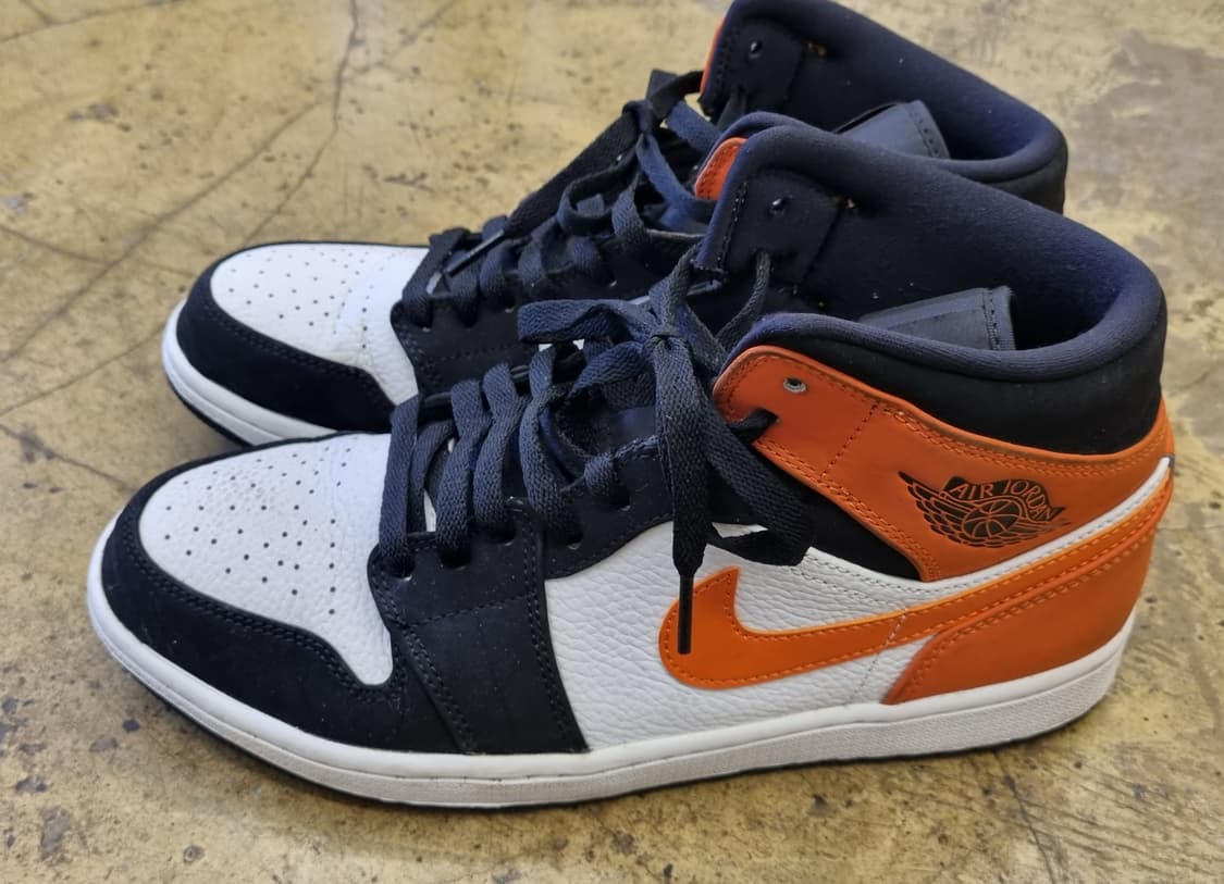 [정품] 에어 조던 1 미드 쉐터드 백보드 - 275 사이즈 상품이미지3