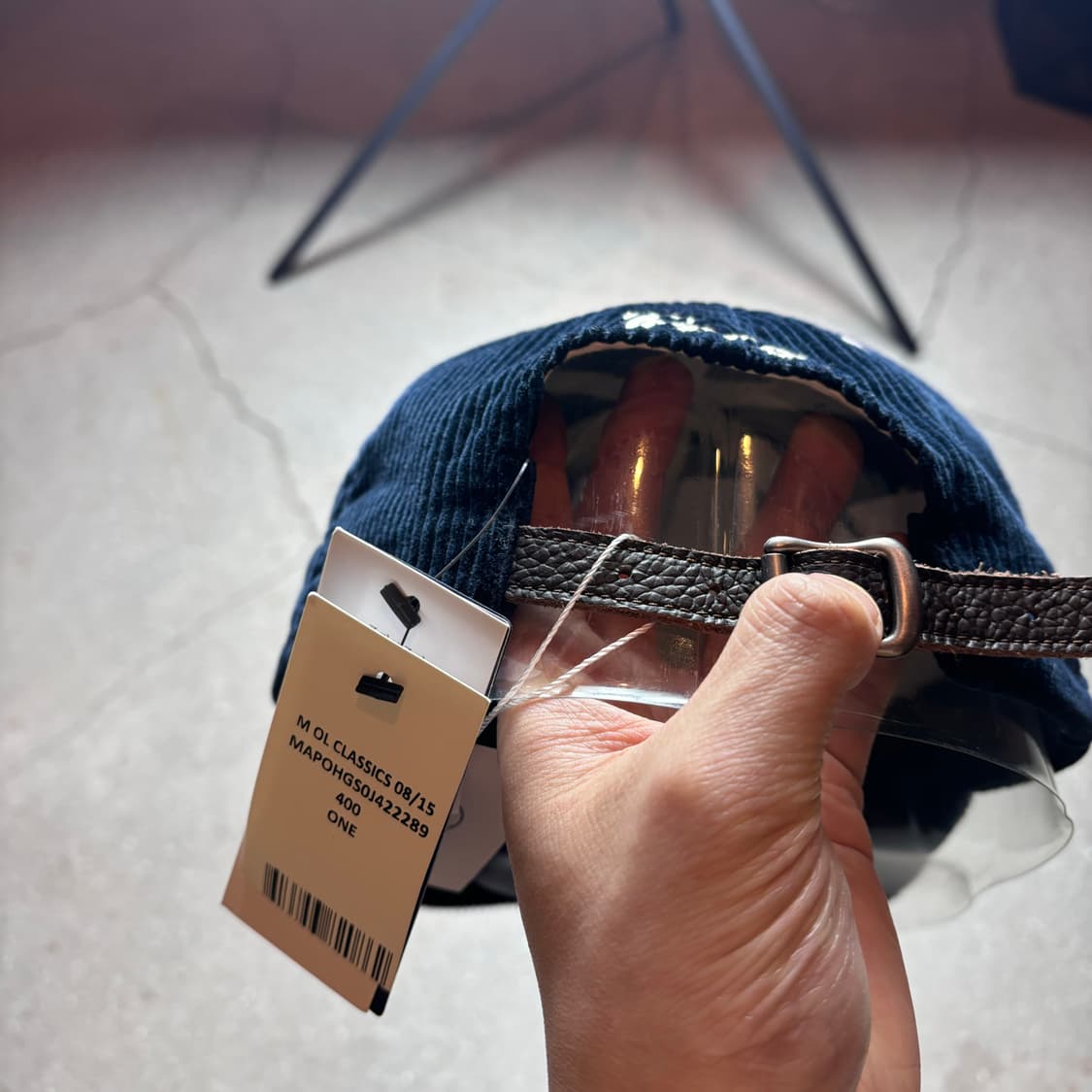 폴로 아플리케 코듀로이 캡 상품이미지4