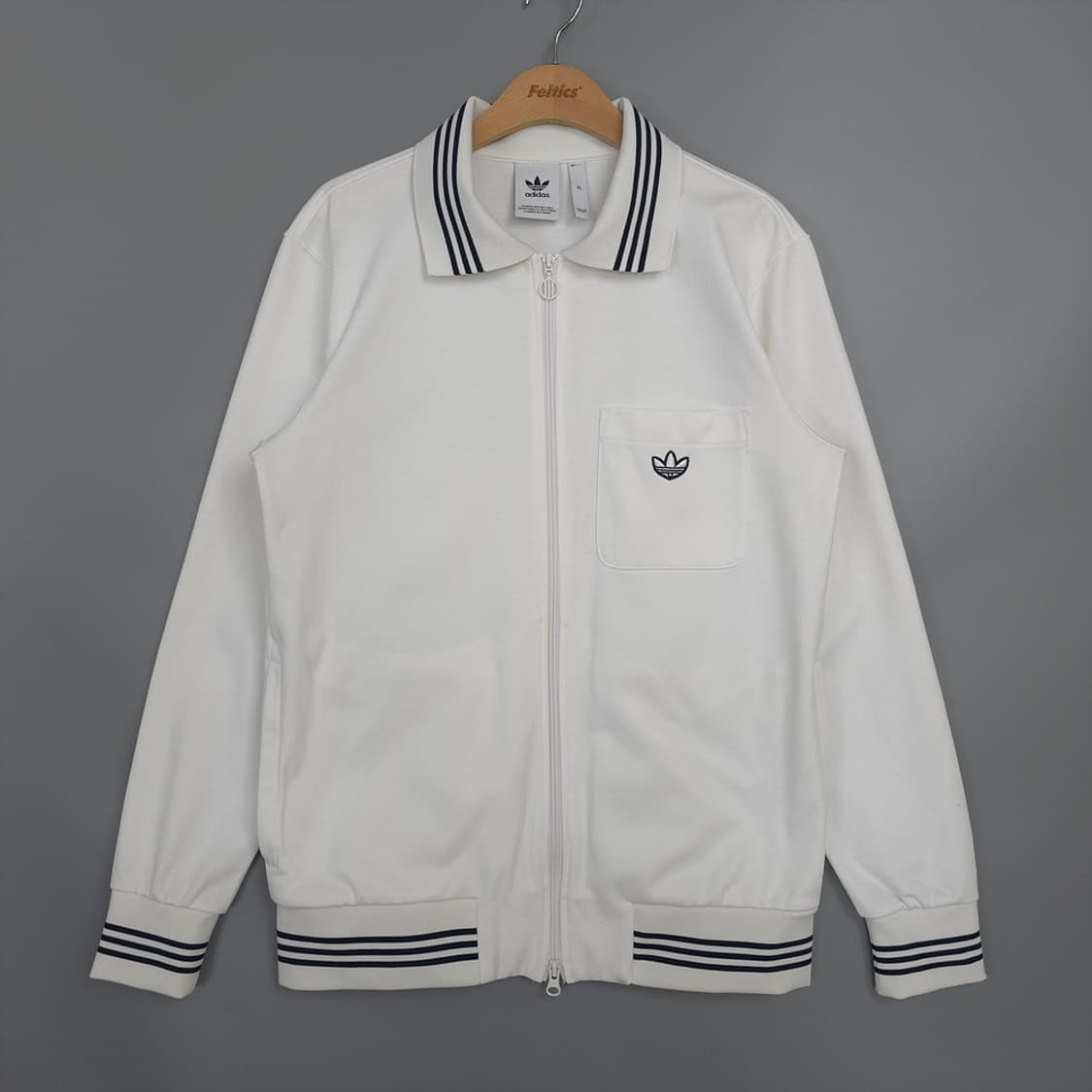 남성용 아디다스 adidas 화이트 투웨이 져지 XL 상품이미지1