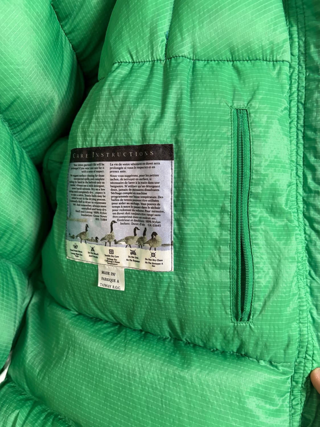 1980s 파타고니아 오버 구스다운 Patagonia Down Jacke 상품이미지8