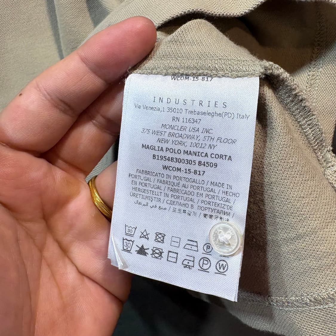 [12] MONCLER 몽클레어 반팔 카라티 상품이미지6