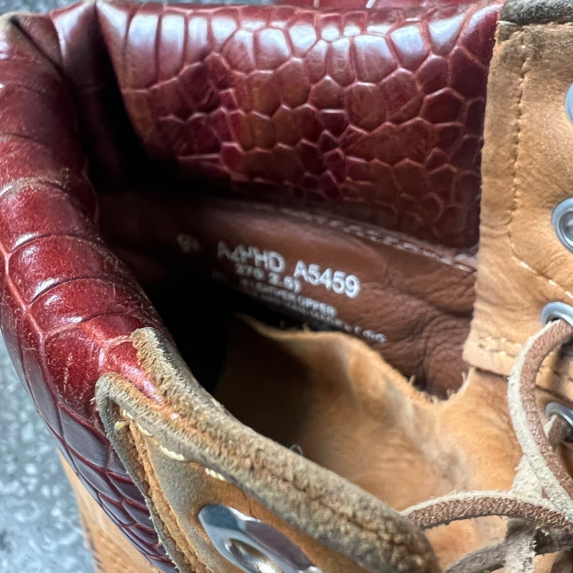 팀버랜드 사파리 크로코다일 6인치 워터프루프 부츠 상품이미지8