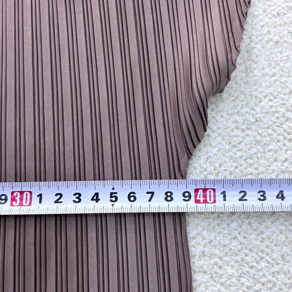 실측확인 빈티지 플리츠 블라우스 0313E 상품이미지5