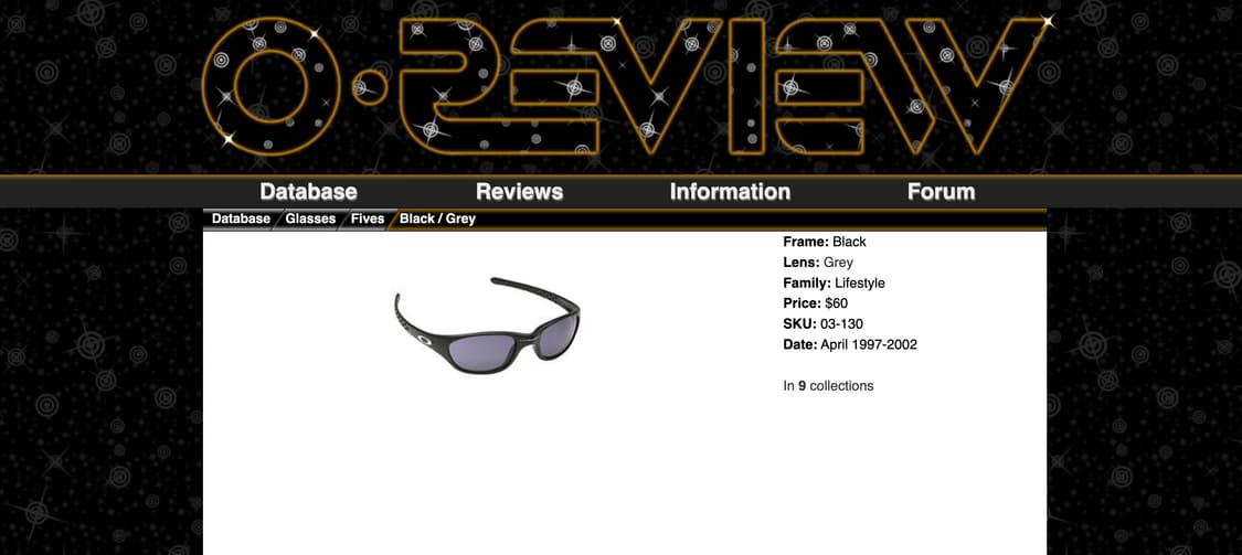 오클리 파이브스 1.0 톰크루즈 선글라스 상품이미지2