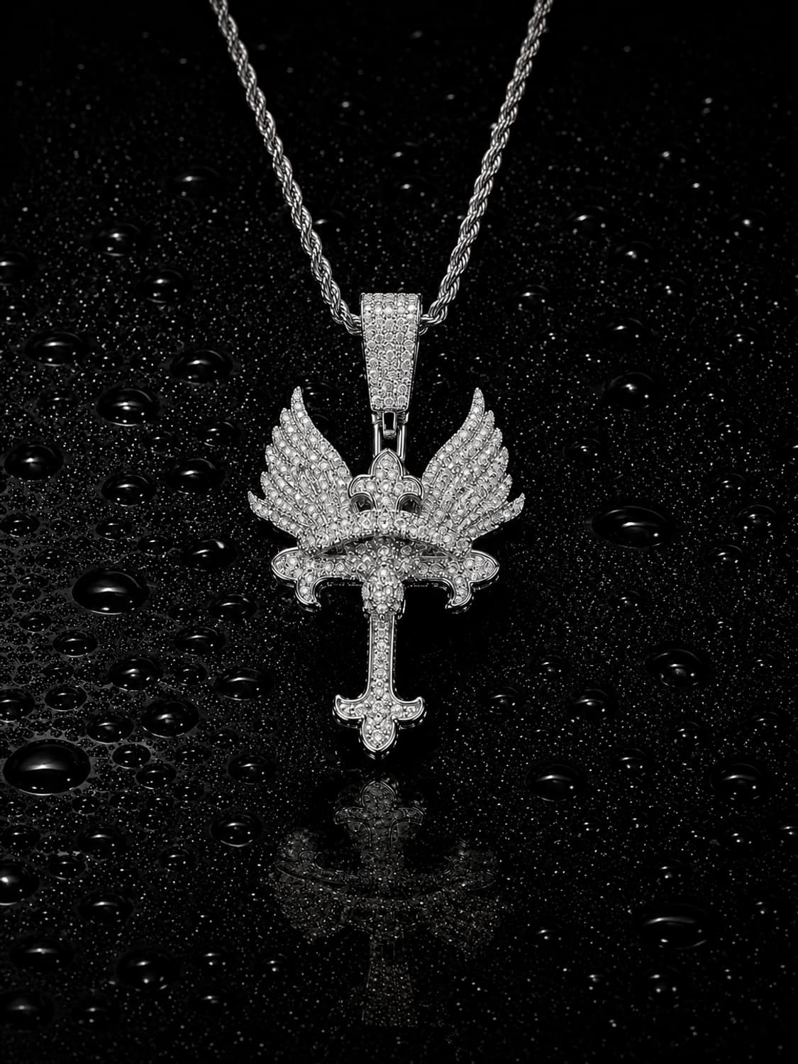 Wing Cross Ice Chain 상품이미지1