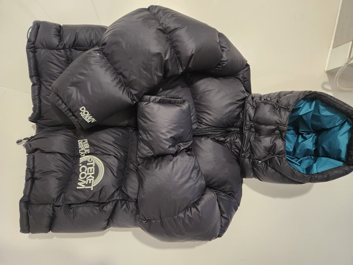 테켓 패딩Warm flex down jacket black 상품이미지3