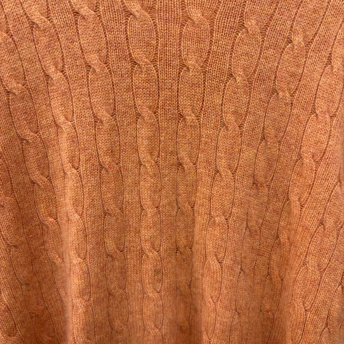 폴로 랄프로렌 케이블 니트 오렌지 여/L 상품이미지2