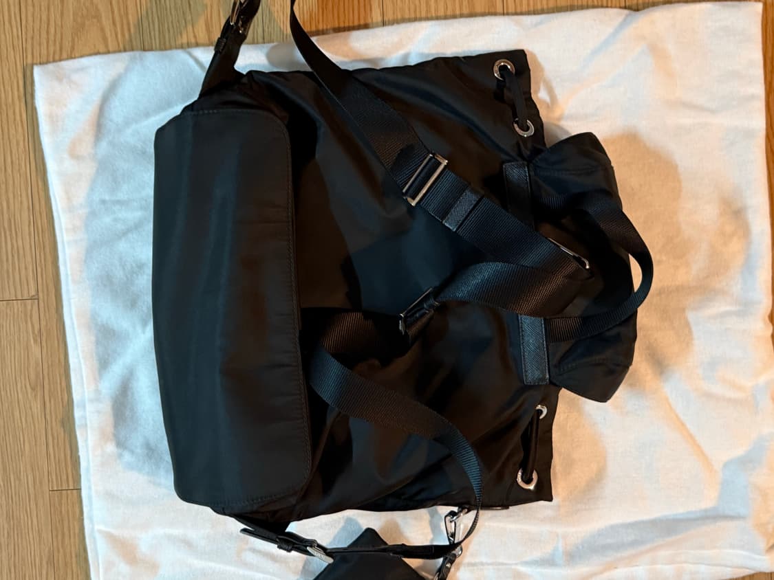 프라다 나일론 백팩 / 긴자 미츠코시 백화점 정품 풀셋 상품이미지3