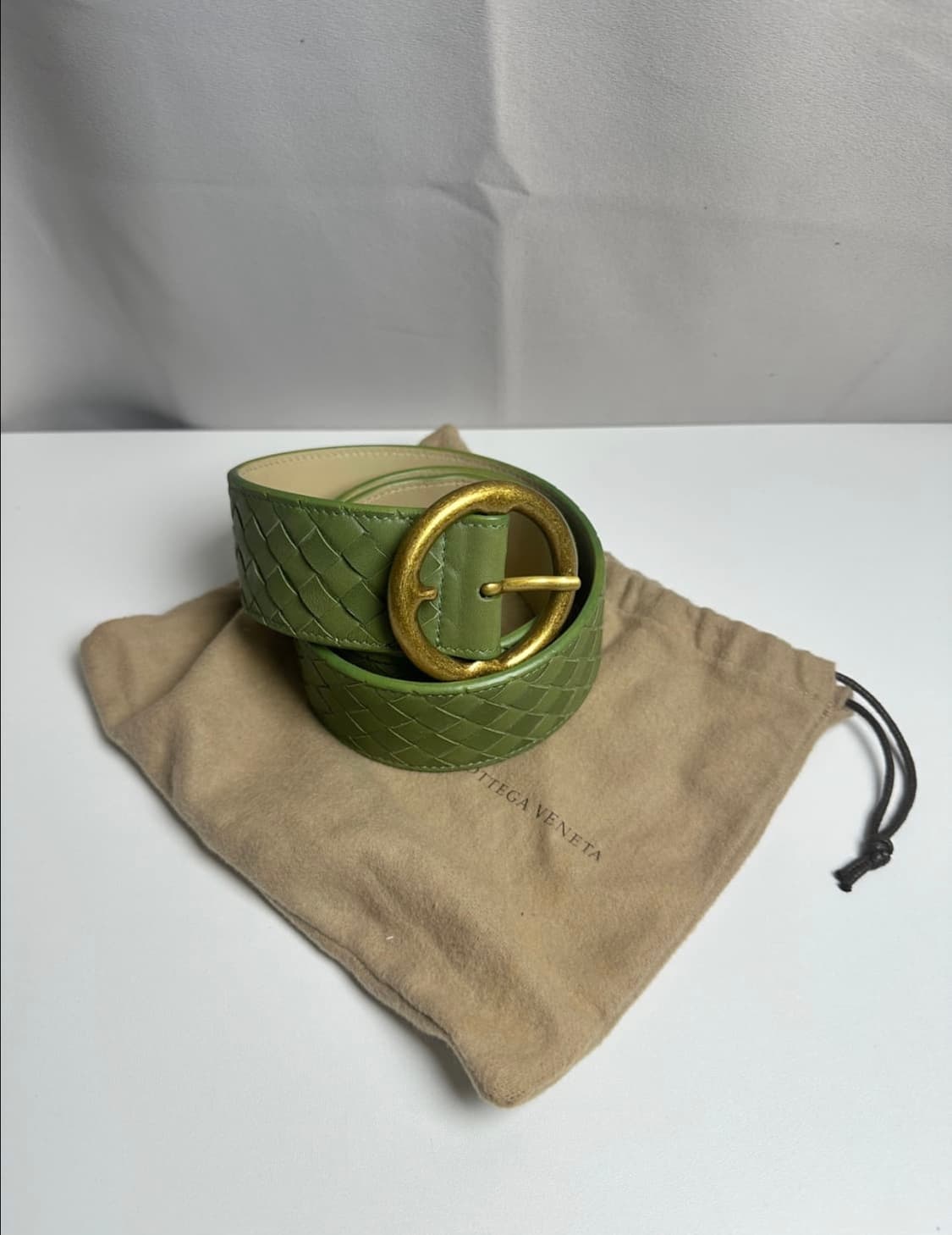 보테가베네타 인트레치아토 레더 벨트 상품이미지6