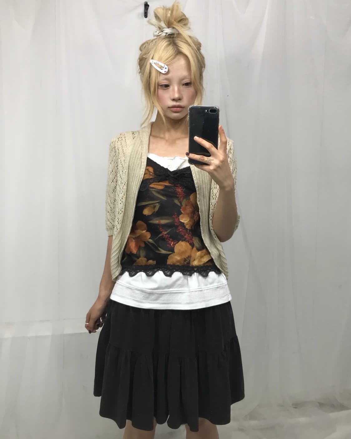 ✿ 빈티지 브라운 플라워 코디 set ✿ 상품이미지2