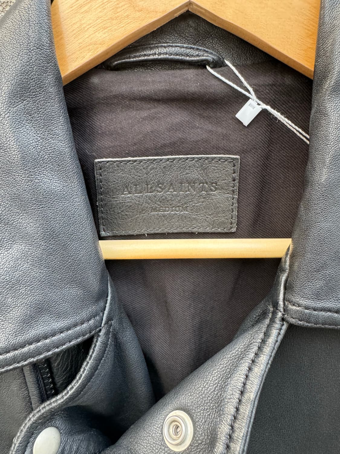 올세인츠 양가죽 더블라이더 가죽 레더 자켓 m 상품이미지7