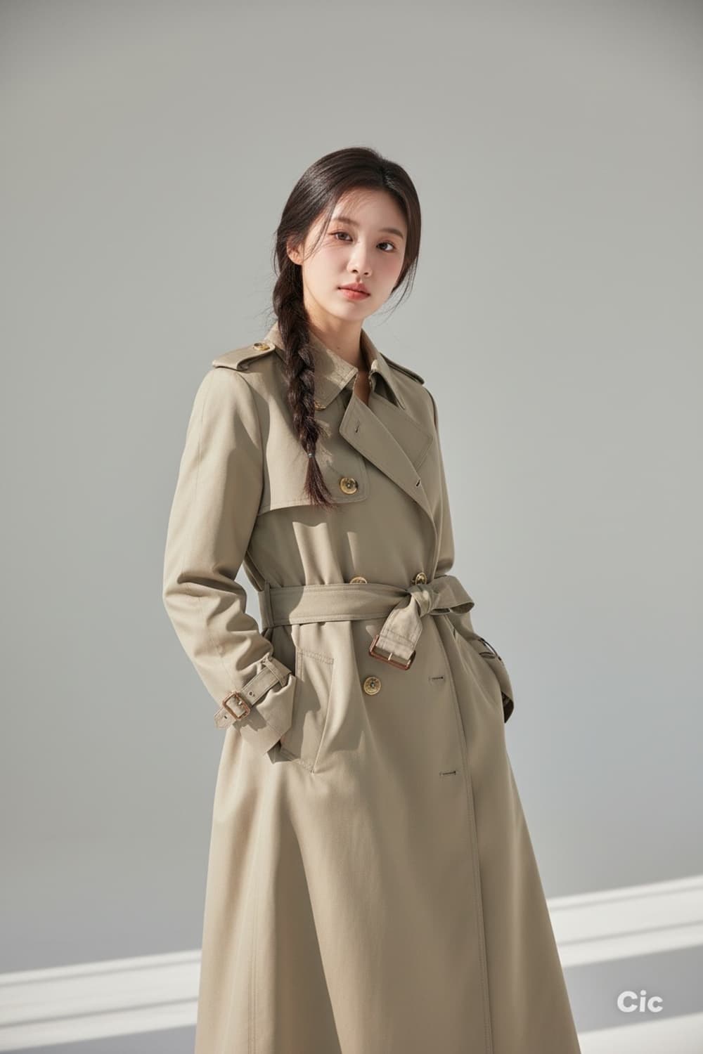 닥스 런던 트렌치 코트 M 상품이미지1