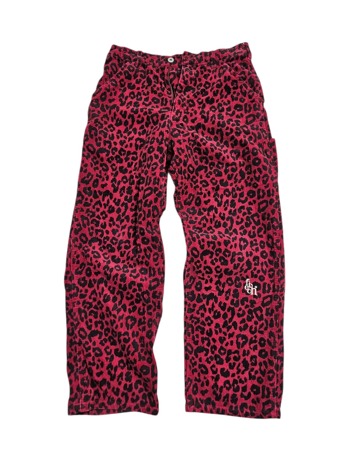 페치 fetch 레오파드 코듀로이 팬츠 상품이미지2