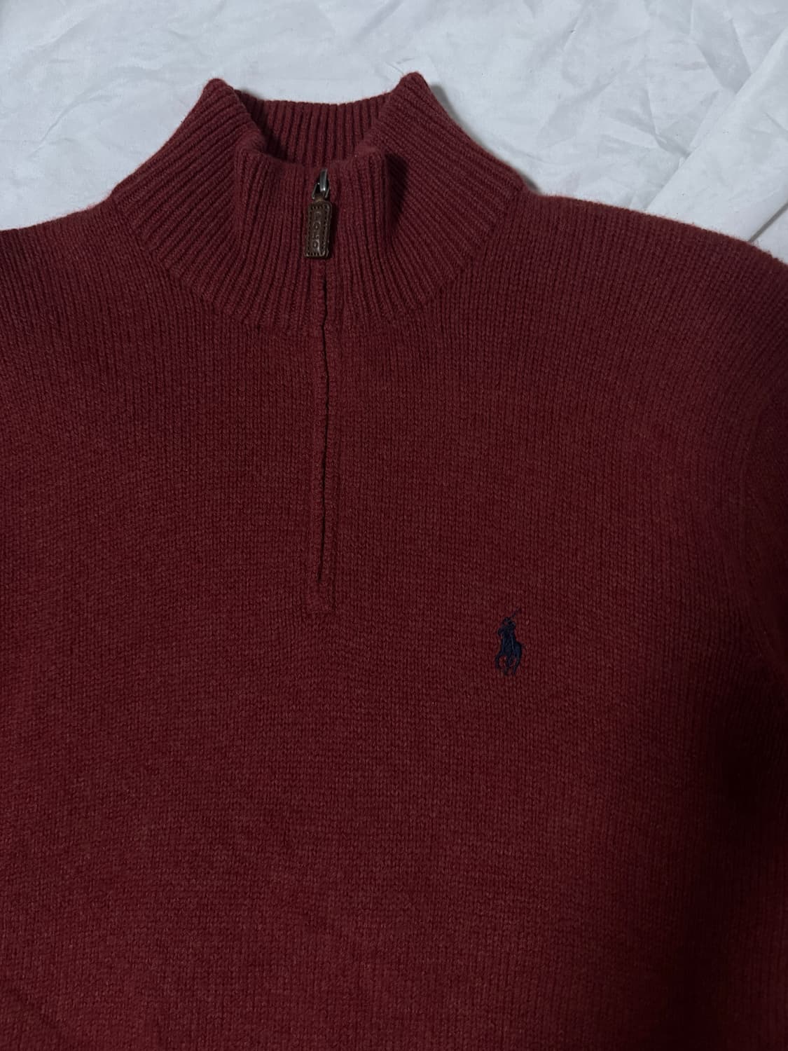 폴로랄프로렌 램스울 반집업 니트 상품이미지3