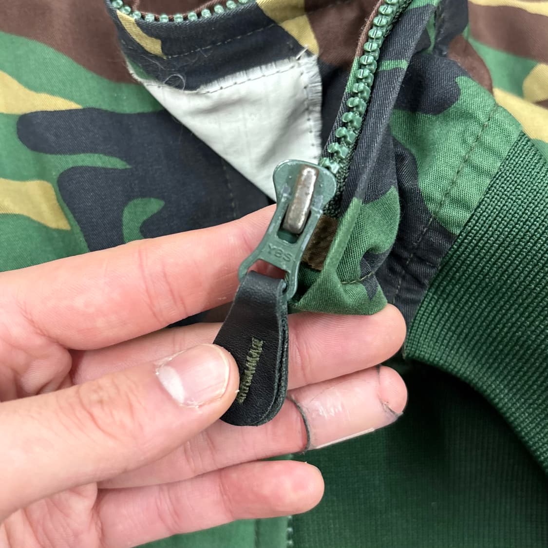 (M) 밀리터리 카모플라쥬 MA-1 탱커 자켓 상품이미지6