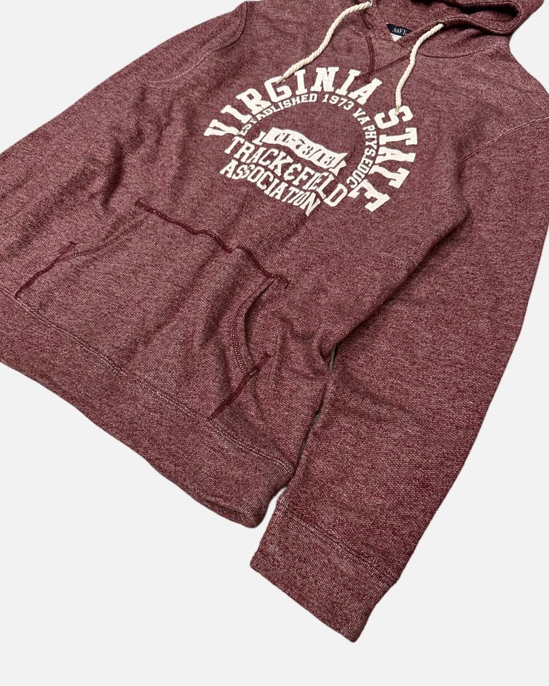 vintage red melange hood t-shirt 상품이미지3