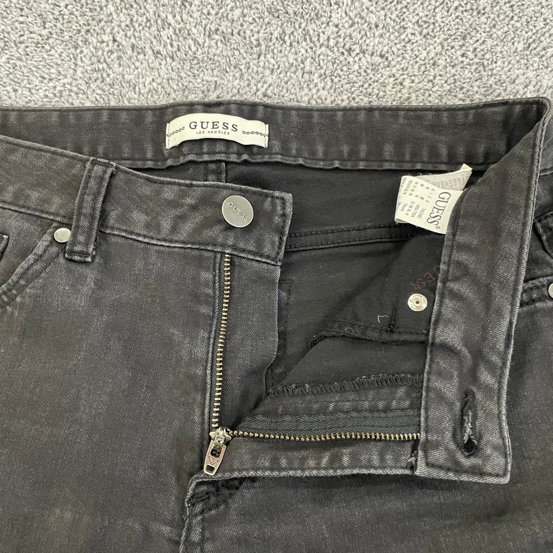 [28] 게스 일자핏 블랙진 데님팬츠 1209EB2 상품이미지3