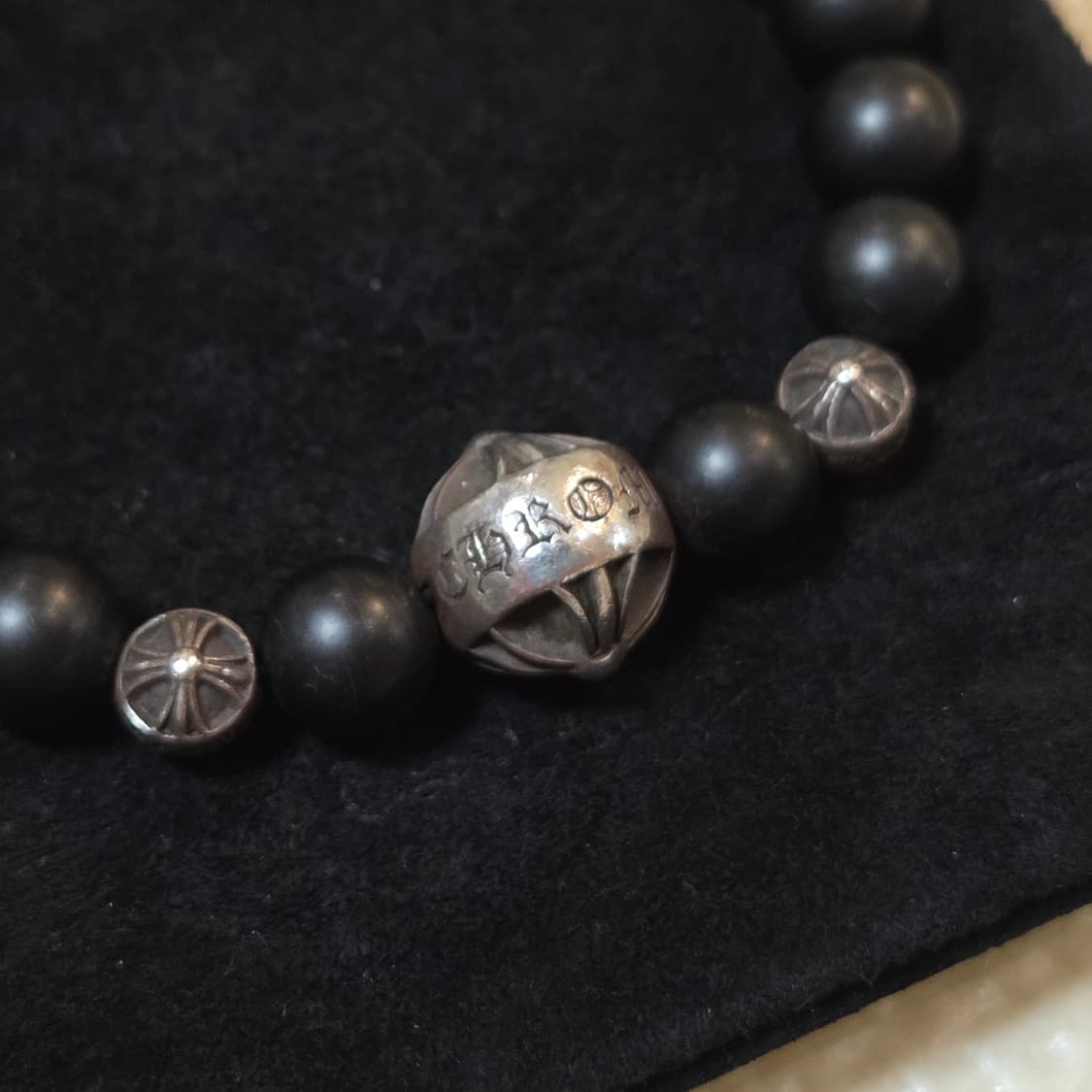 크롬하츠 비즈팔찌 BEAD 71 무광 오닉스 8mm 상품이미지3