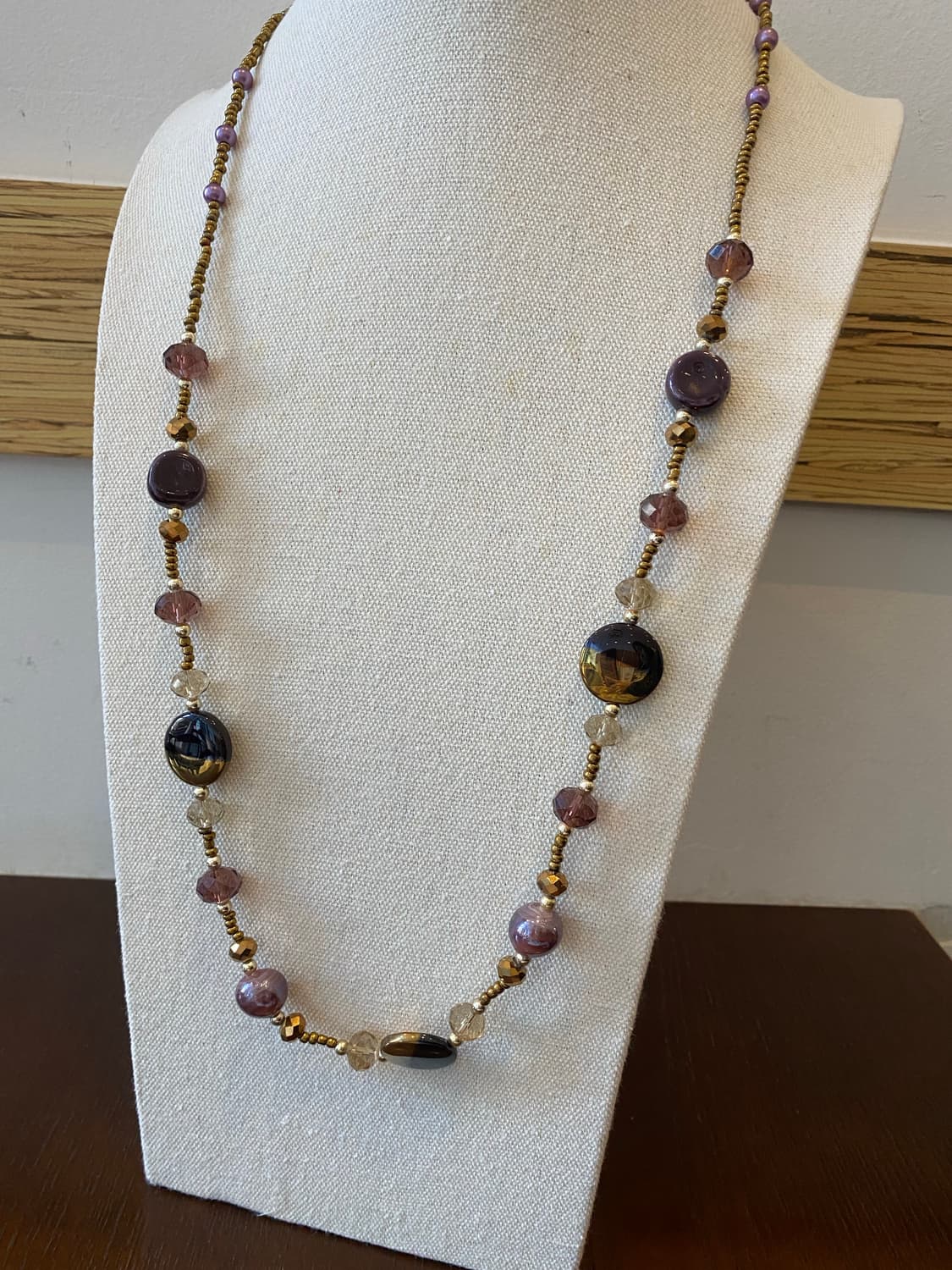 빈티지 비즈 롱 목걸이 상품이미지2