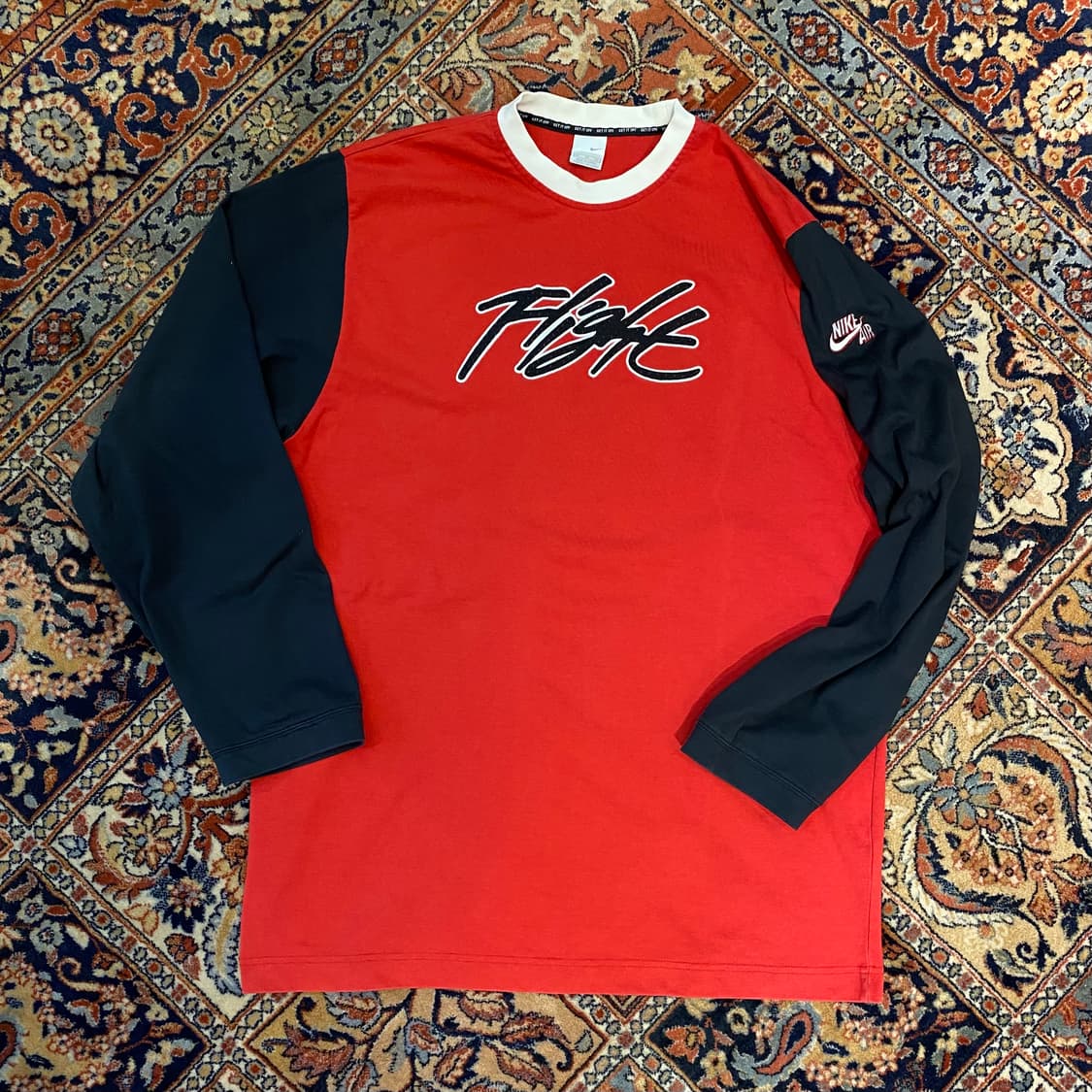 🌊90s Korea made NIKE flight long-sleeve 상품이미지2