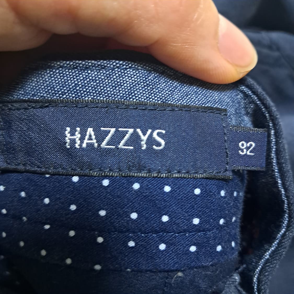 헤지스 남성 바지 네이비 92 상품이미지8