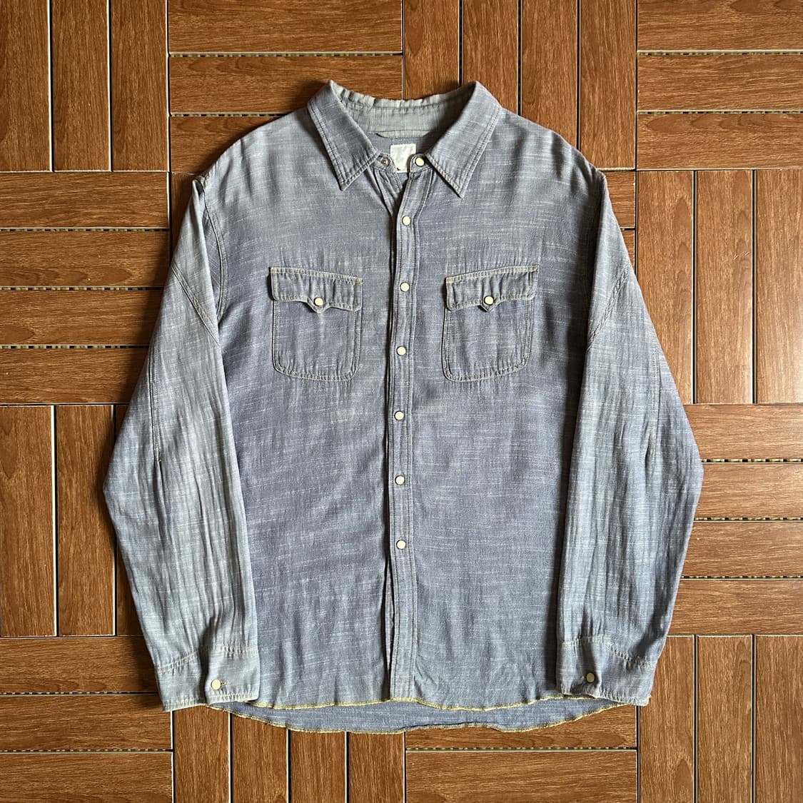 Hectic chambray western shirts 상품이미지1