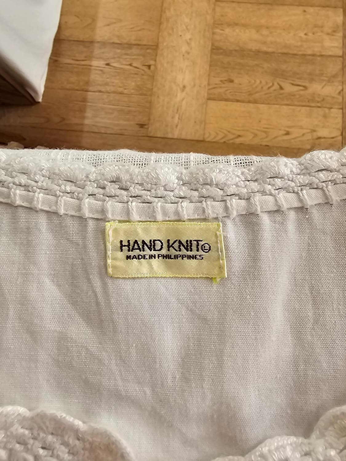 [HAND KNIT] 세오리아 핸드메이드 자수 블라우스 (LL) 상품이미지8
