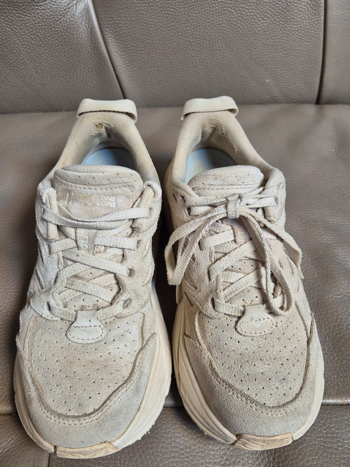 호카 클리프톤 L 스웨이드 에그녹 여성 235 상품이미지3