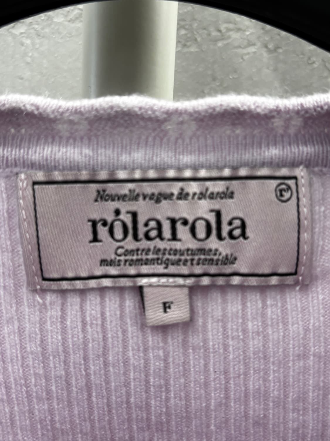 롤라롤라 라벤더 골지 가디건 FREE 상품이미지4