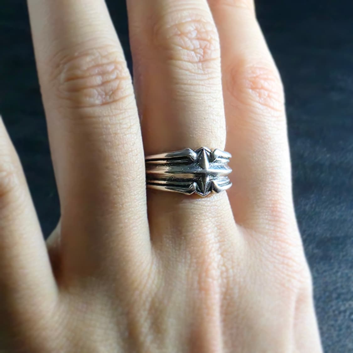 Croix 백동 남자 엔틱 빈티지 명품 고딕 십자가 반지 상품이미지6