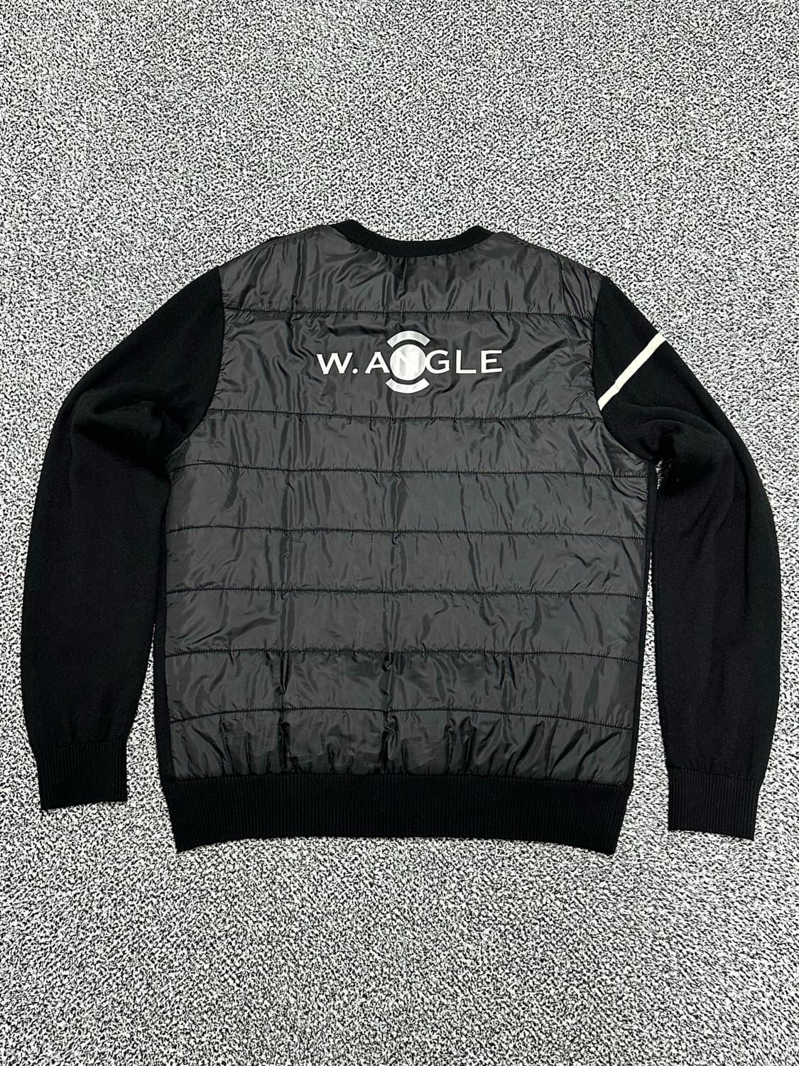 와이드앵글 골프 방풍 블랙 경량 니트 상품이미지6