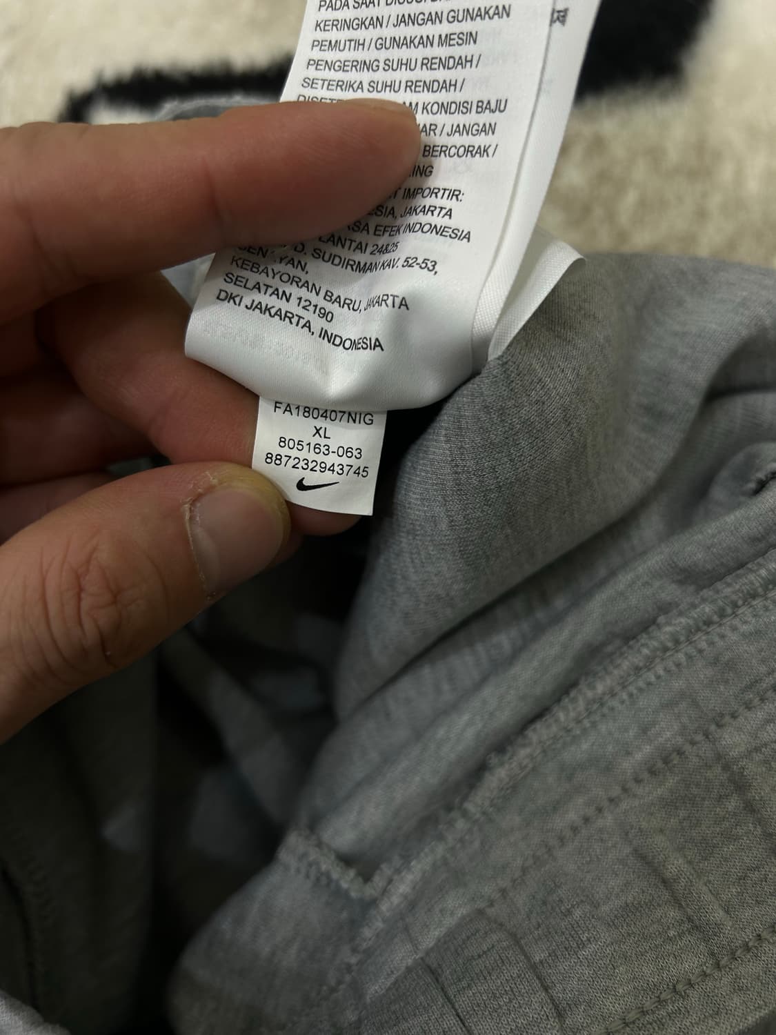 [XL]나이키 테크팩 조거 트레이닝 팬츠/그레이 상품이미지6