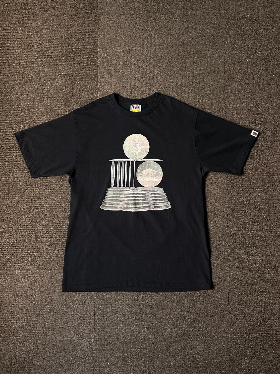 Bape 골드 코인 티셔츠 상품이미지6