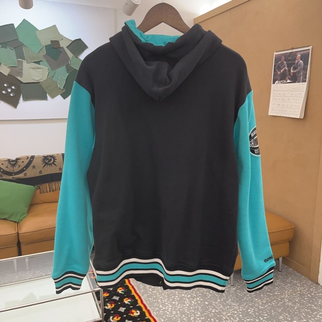 미첼엔네스 NBA 희귀 벤쿠버 그리즐리 바시티자켓 L C08528 상품이미지4