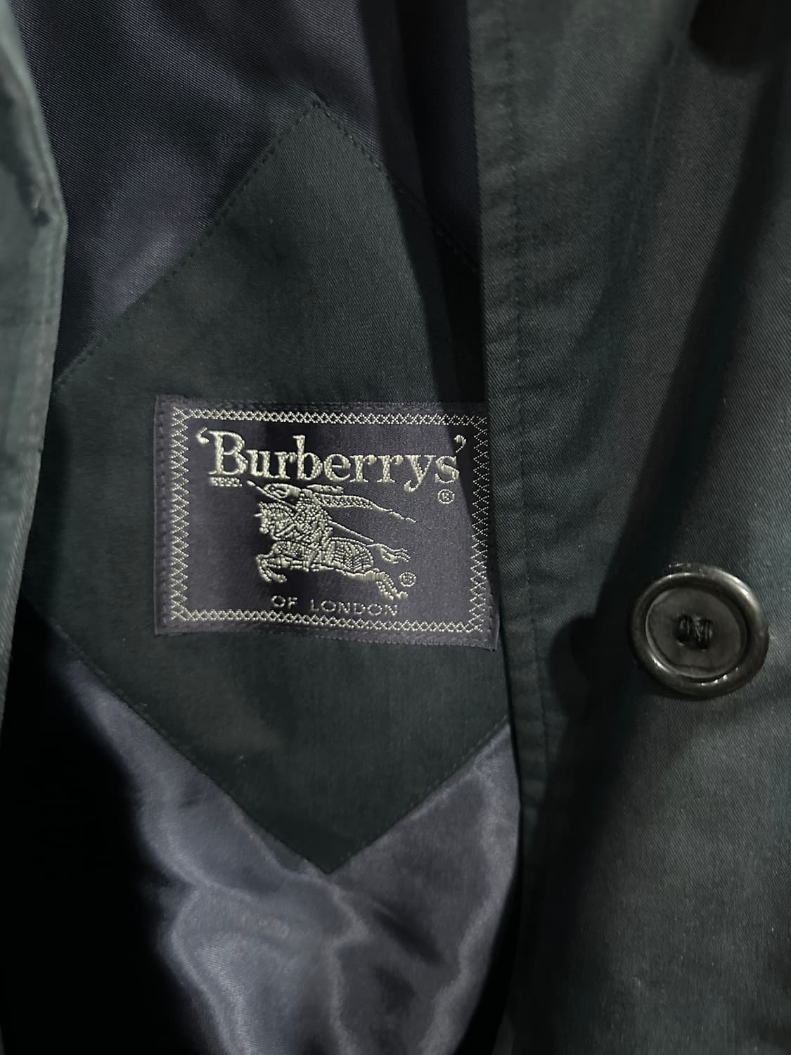 버버리 내피풀세트 개버딘 체크카라 트렌치코트100사이즈 상품이미지7
