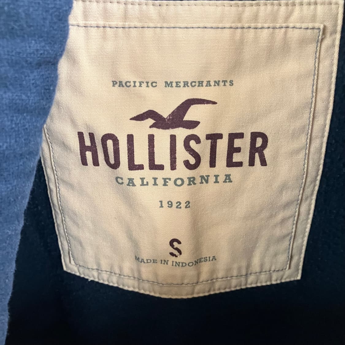 홀리스터 네이비 후드티 S 상품이미지3