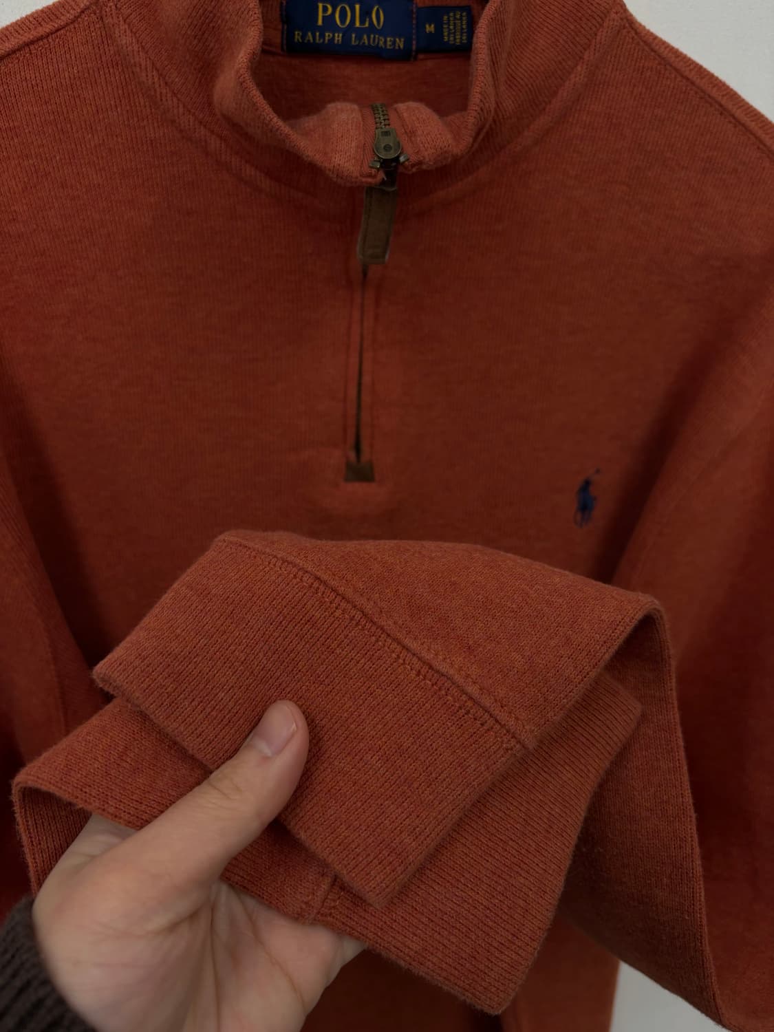 폴로랄프로렌 울 니트 반집업 상품이미지4