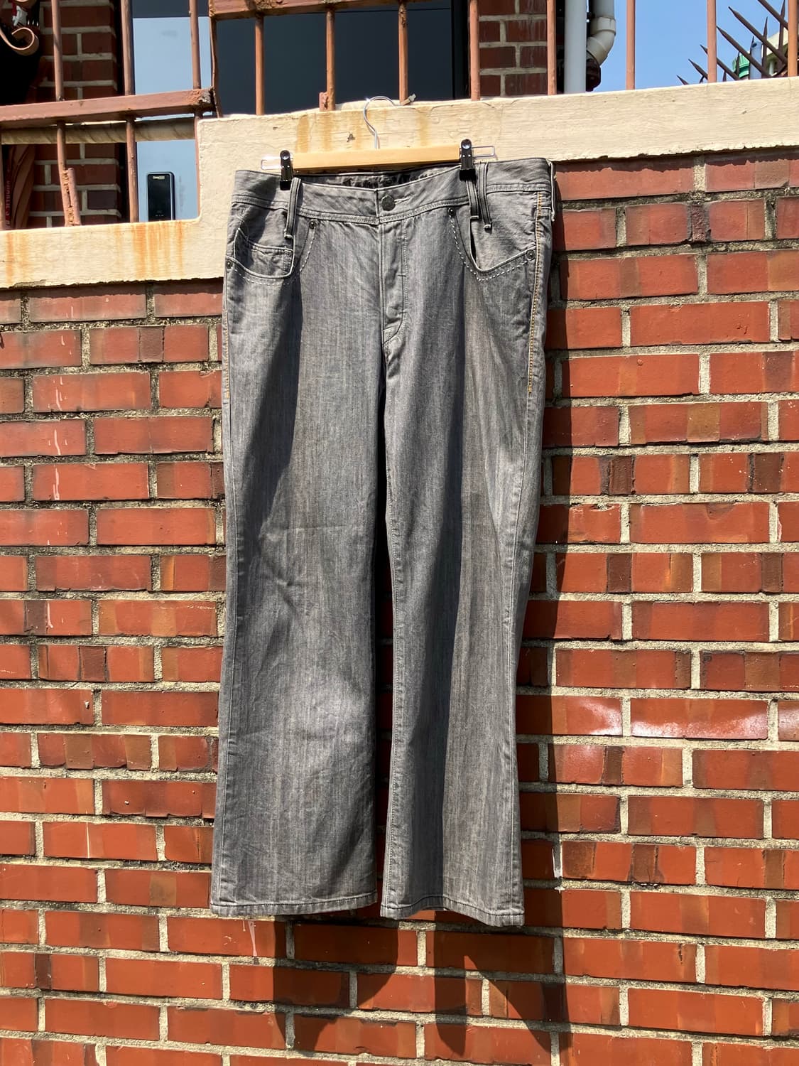 Levi’s chopper 그레이 워싱 데님 팬츠 34 상품이미지1