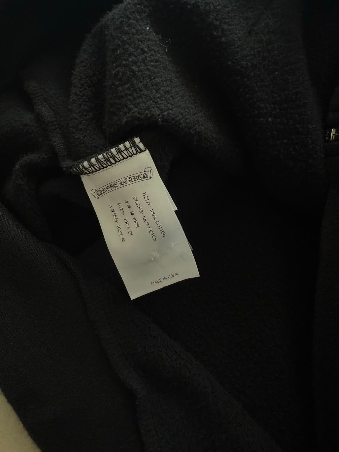 크롬하츠 LA 후드 집업 미국 XL 상품이미지6