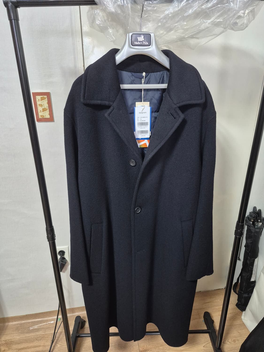 24FW 에피그램 캐시미어 블렌드 
핸드매이드 맥 코트 상품이미지5