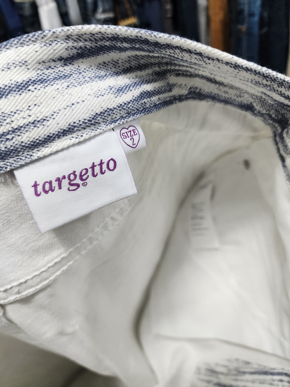 (새상품) TARGETTO 타게토 기하학패턴 데님 상품이미지9