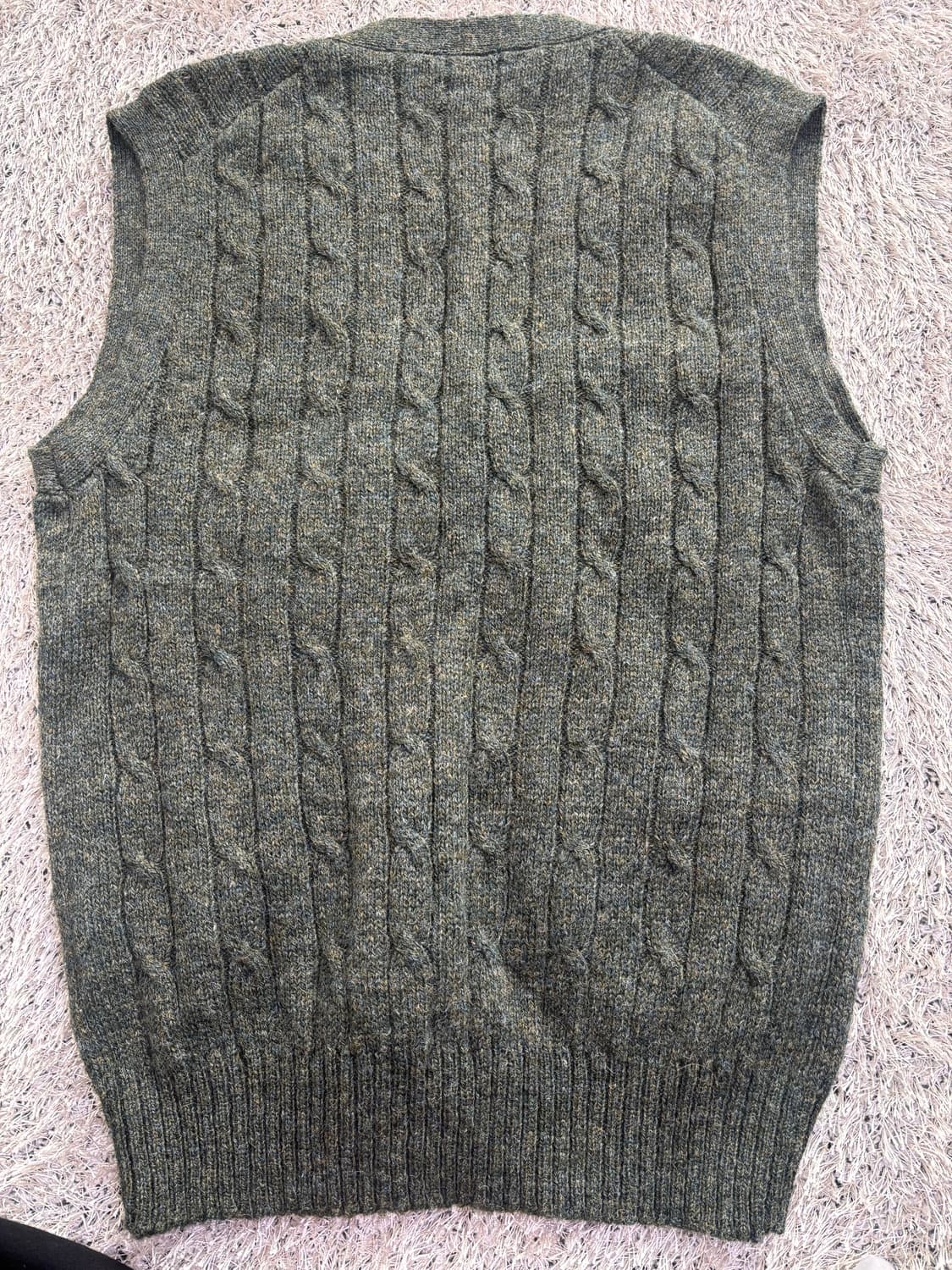 일본판 스코틀랜드울 니트조끼 사이즈 100 상품이미지6