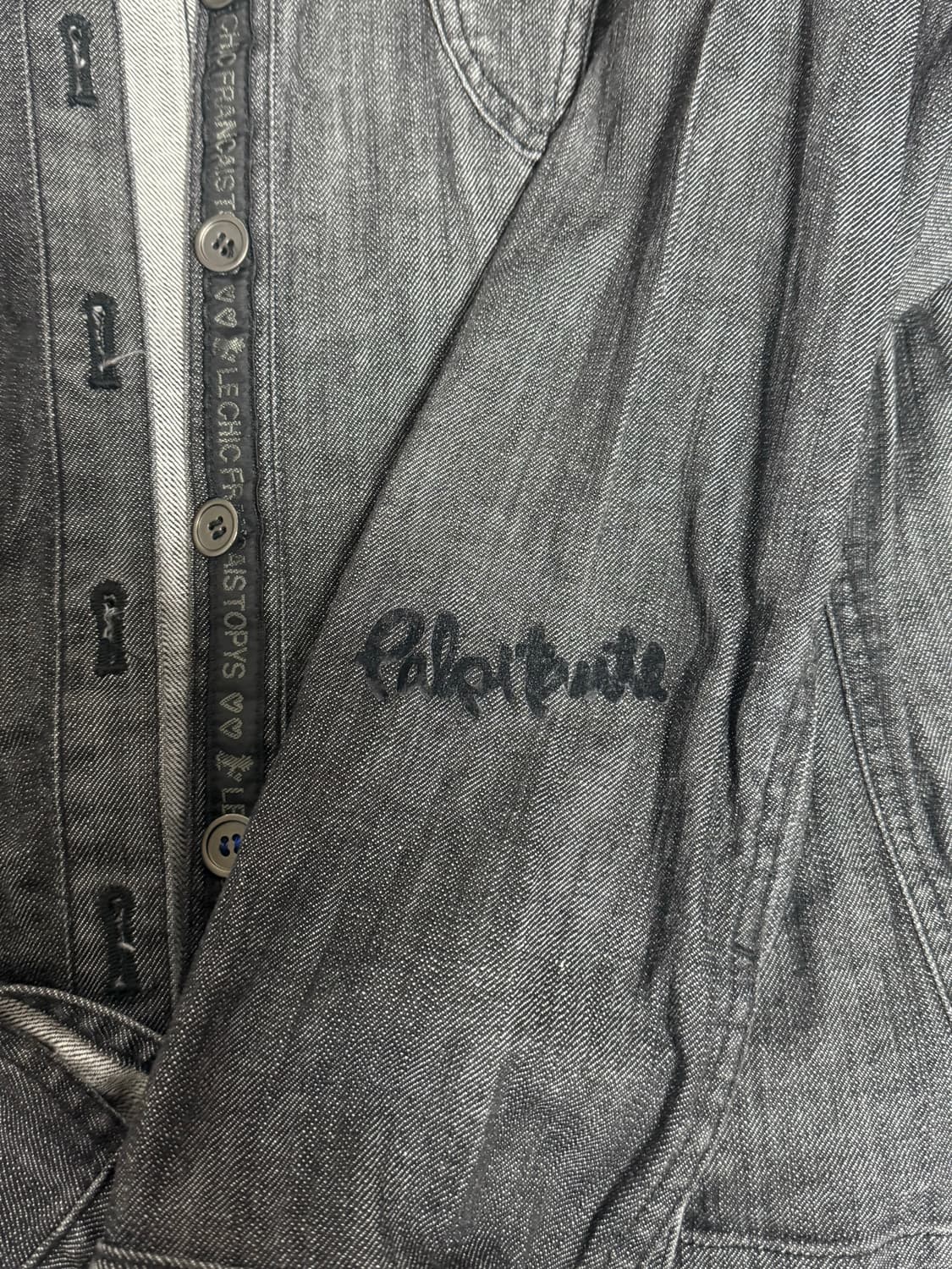 빈티지 흑청 셔츠 상품이미지3