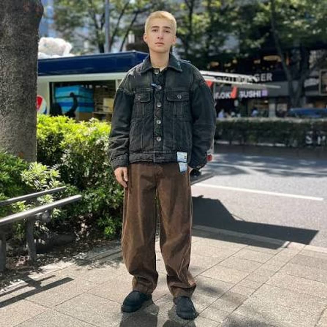 새상품)미하라 야스히로 패디드 데님자켓 46 상품이미지6