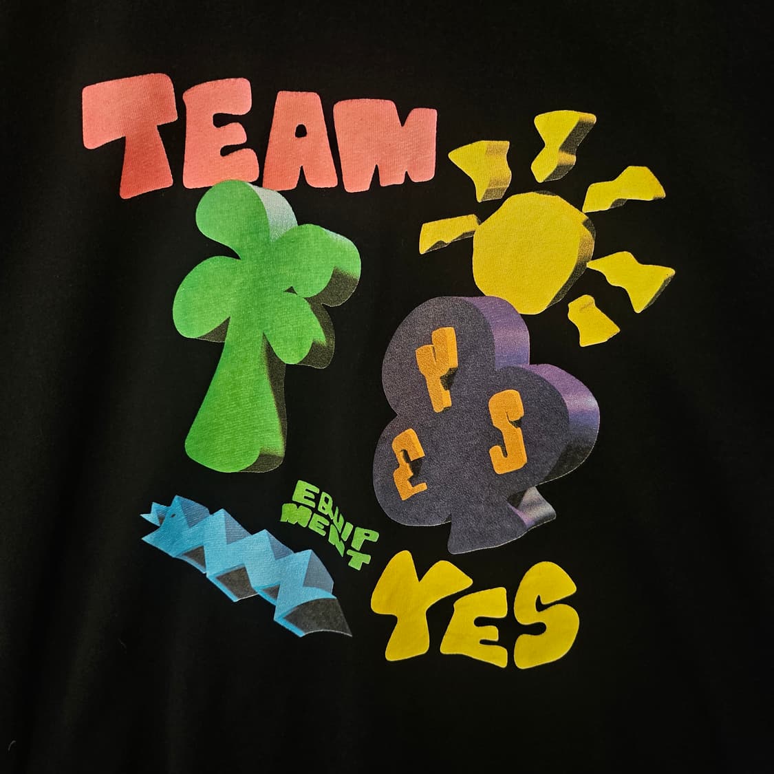 yeseyesee 예스아이씨 Team Tee 블랙 상품이미지3